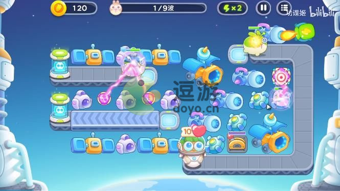 Kaiyun保卫萝卜4太空穿越第34关视频教程攻略(图1)