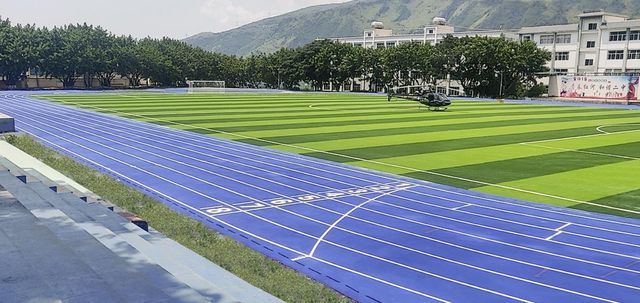 开云(中国)Kaiyun官方网站广东塑胶跑道厂家丨全塑型自结纹塑胶跑道里是什么材