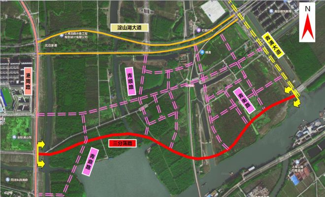 开云好消息！三分荡路（港周路-青浦大道）段污水管道新建工程完成竣工验收